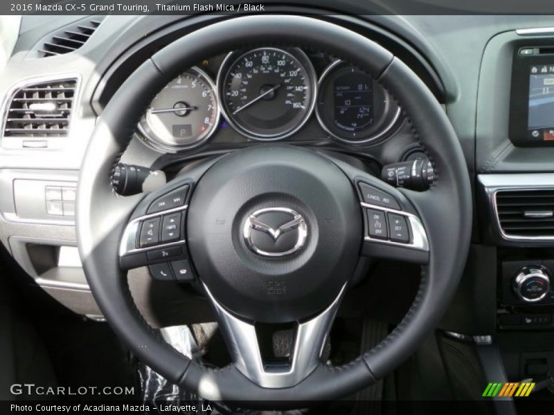 Titanium Flash Mica / Black 2016 Mazda CX-5 Grand Touring