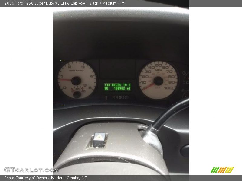 Black / Medium Flint 2006 Ford F250 Super Duty XL Crew Cab 4x4