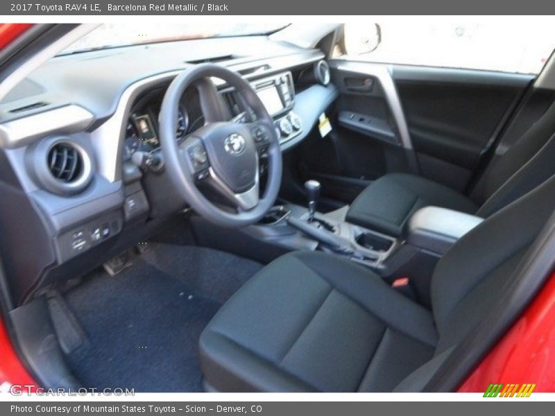 Barcelona Red Metallic / Black 2017 Toyota RAV4 LE