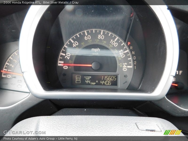 Billet Silver Metallic / Gray 2006 Honda Ridgeline RTL