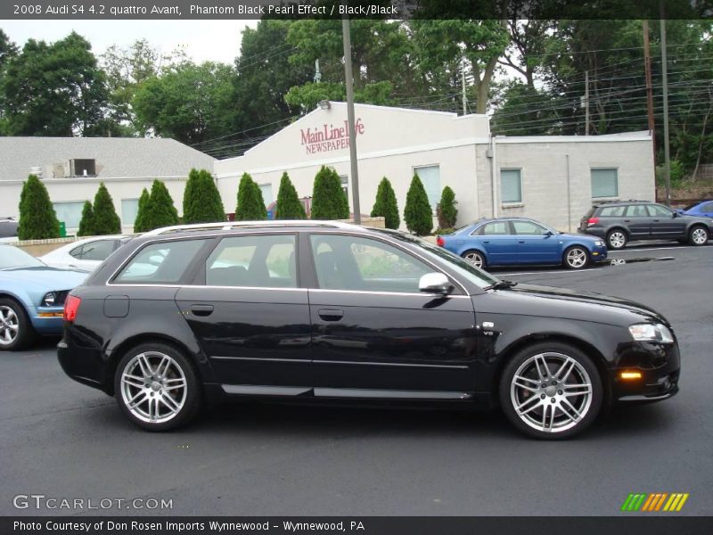 Phantom Black Pearl Effect / Black/Black 2008 Audi S4 4.2 quattro Avant