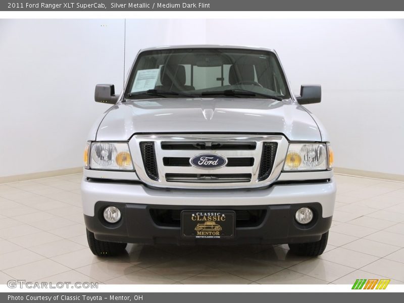 Silver Metallic / Medium Dark Flint 2011 Ford Ranger XLT SuperCab
