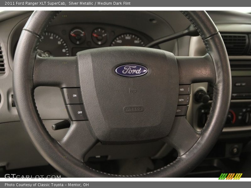 Silver Metallic / Medium Dark Flint 2011 Ford Ranger XLT SuperCab
