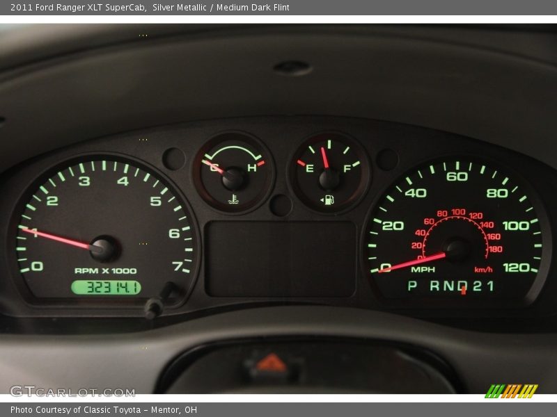 Silver Metallic / Medium Dark Flint 2011 Ford Ranger XLT SuperCab