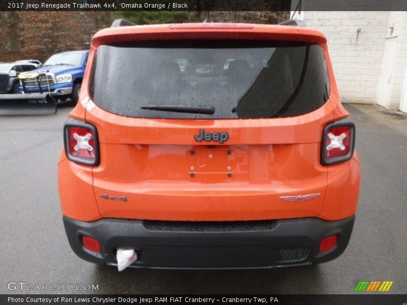 Omaha Orange / Black 2017 Jeep Renegade Trailhawk 4x4
