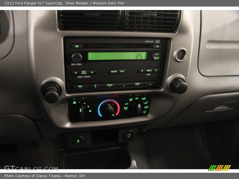 Silver Metallic / Medium Dark Flint 2011 Ford Ranger XLT SuperCab