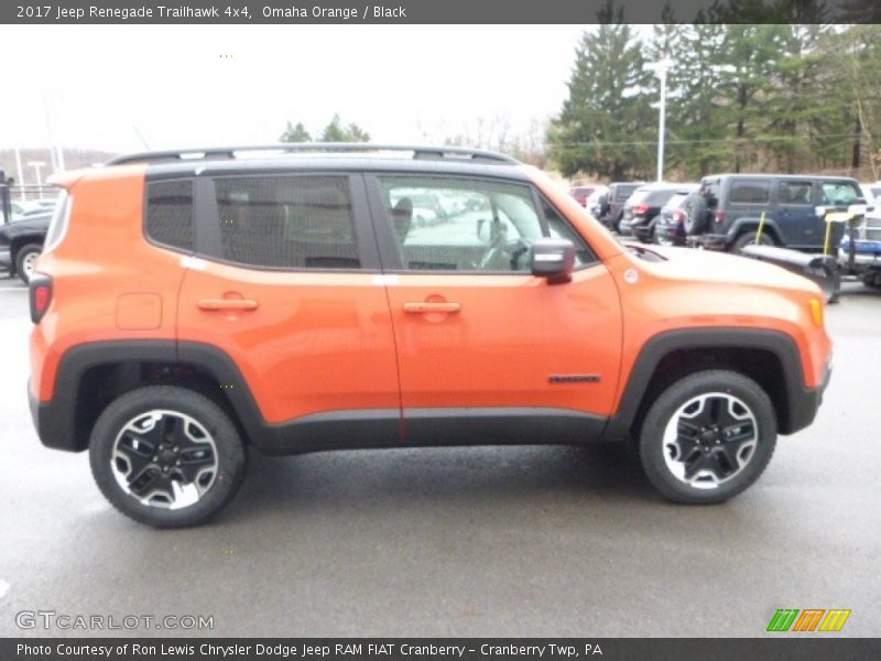 Omaha Orange / Black 2017 Jeep Renegade Trailhawk 4x4