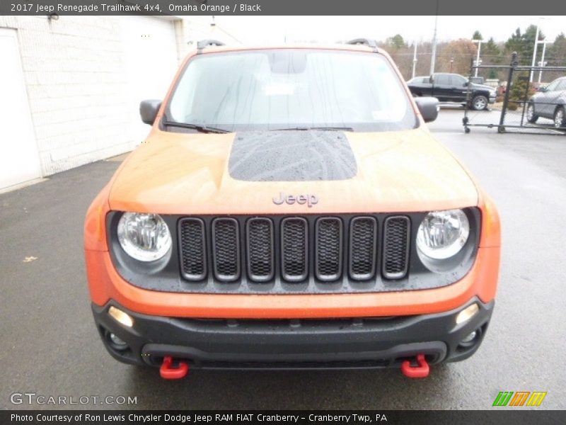 Omaha Orange / Black 2017 Jeep Renegade Trailhawk 4x4