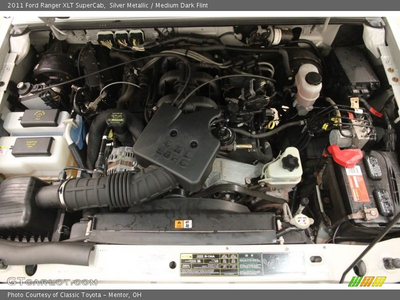 Silver Metallic / Medium Dark Flint 2011 Ford Ranger XLT SuperCab