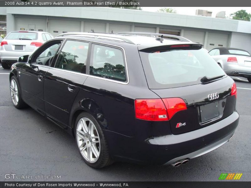 Phantom Black Pearl Effect / Black/Black 2008 Audi S4 4.2 quattro Avant