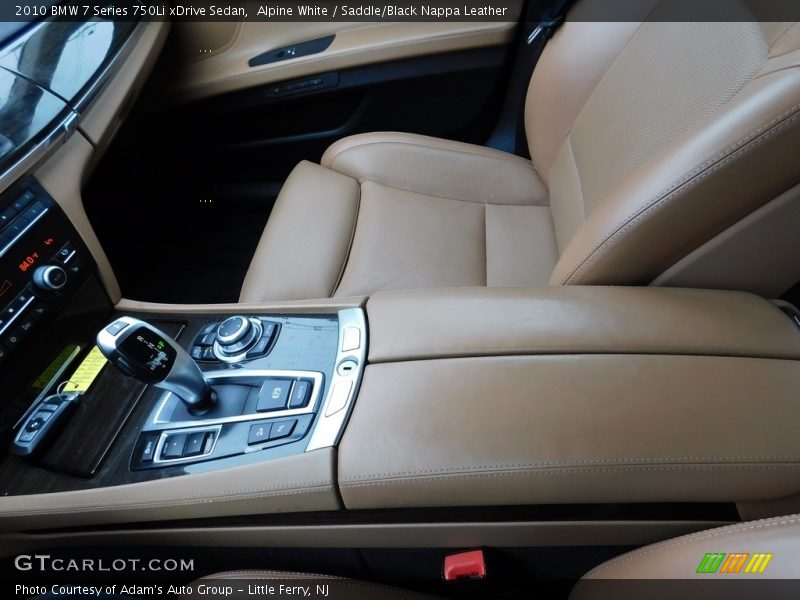 Alpine White / Saddle/Black Nappa Leather 2010 BMW 7 Series 750Li xDrive Sedan