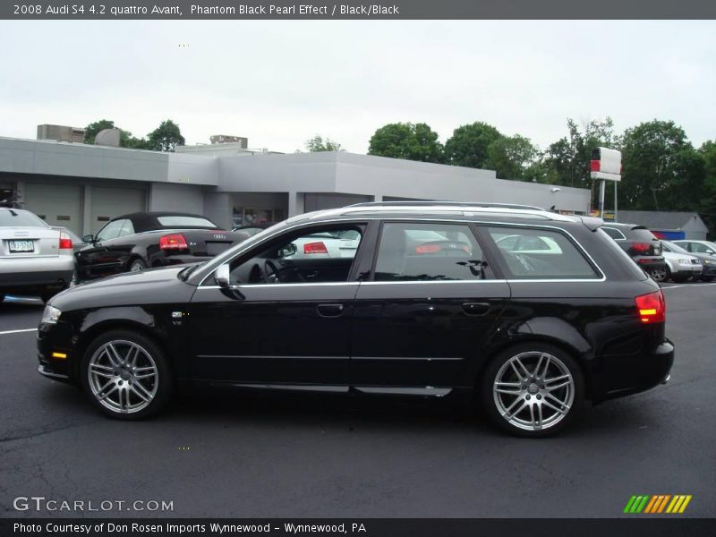 Phantom Black Pearl Effect / Black/Black 2008 Audi S4 4.2 quattro Avant