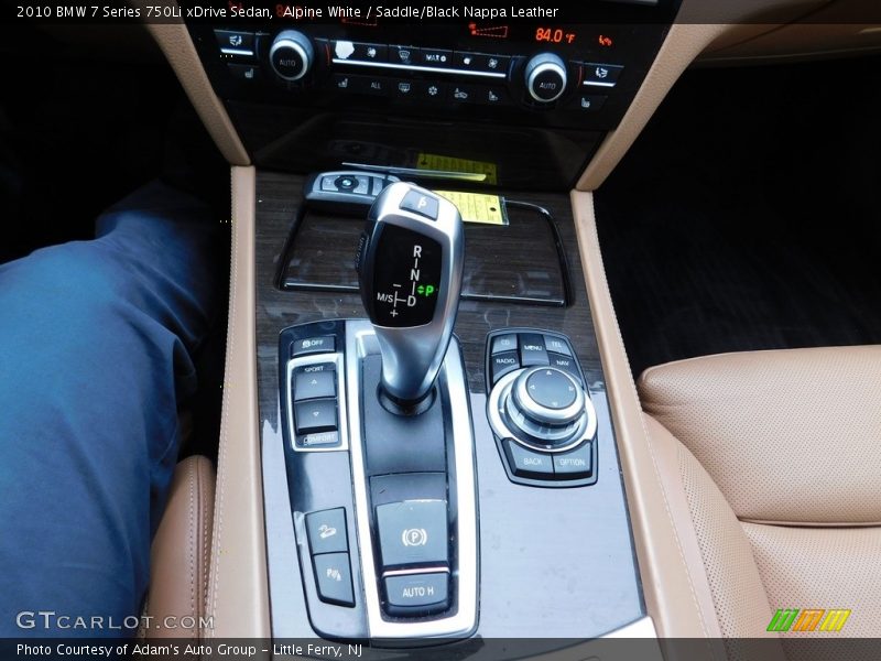 Alpine White / Saddle/Black Nappa Leather 2010 BMW 7 Series 750Li xDrive Sedan