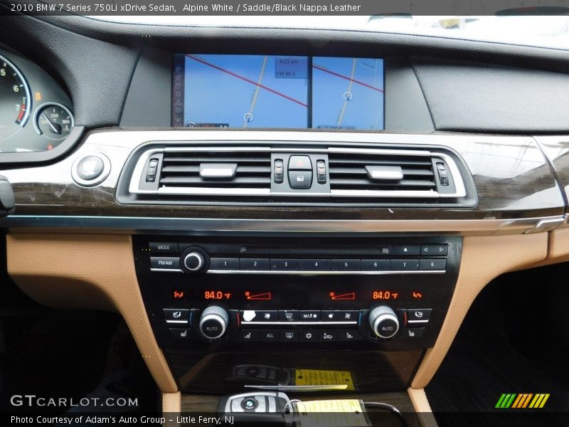 Alpine White / Saddle/Black Nappa Leather 2010 BMW 7 Series 750Li xDrive Sedan
