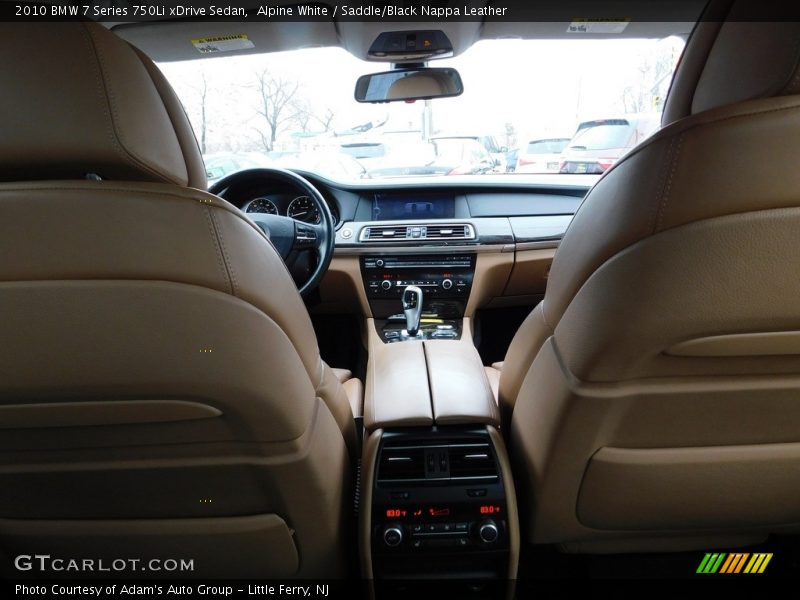 Alpine White / Saddle/Black Nappa Leather 2010 BMW 7 Series 750Li xDrive Sedan
