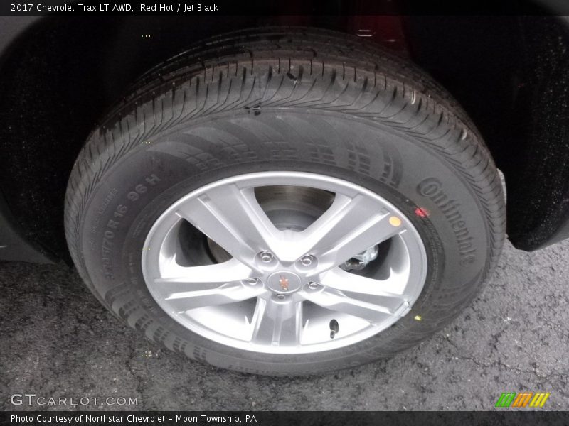 Red Hot / Jet Black 2017 Chevrolet Trax LT AWD