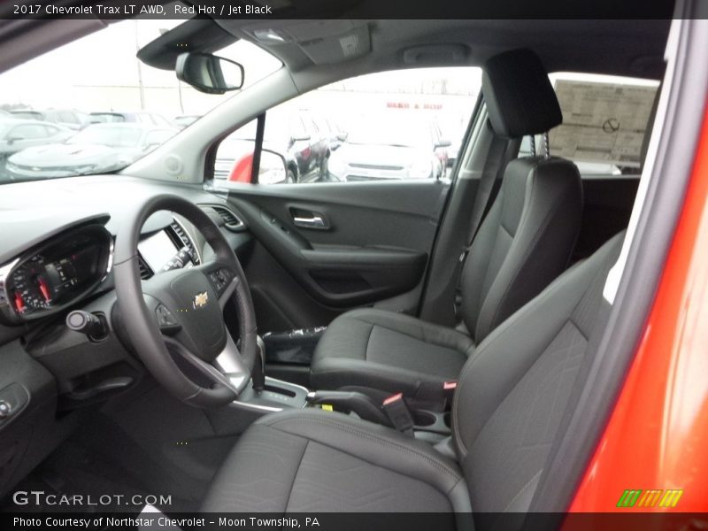 Red Hot / Jet Black 2017 Chevrolet Trax LT AWD