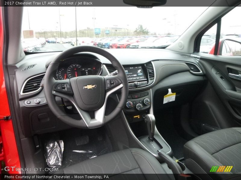 Red Hot / Jet Black 2017 Chevrolet Trax LT AWD