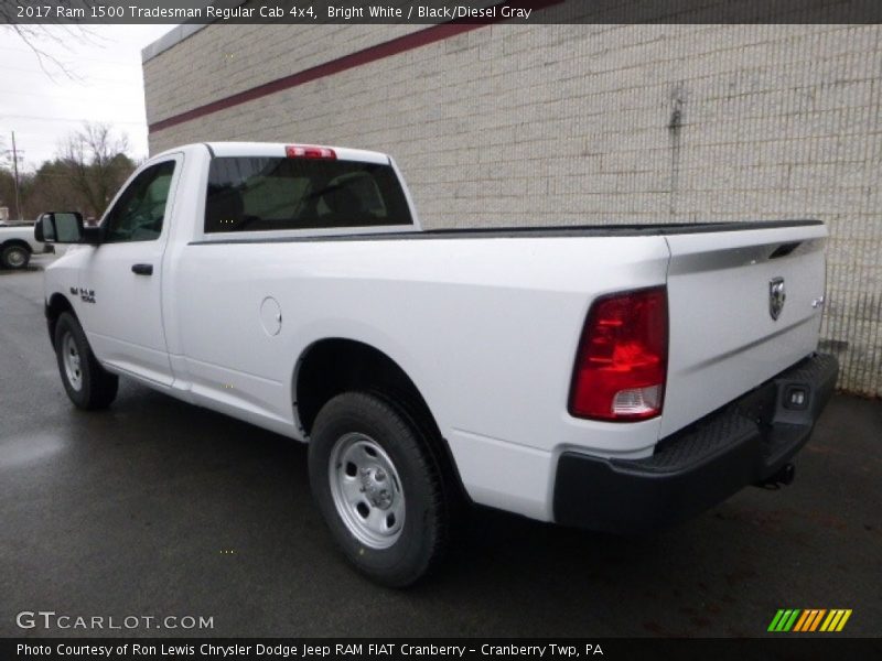 Bright White / Black/Diesel Gray 2017 Ram 1500 Tradesman Regular Cab 4x4