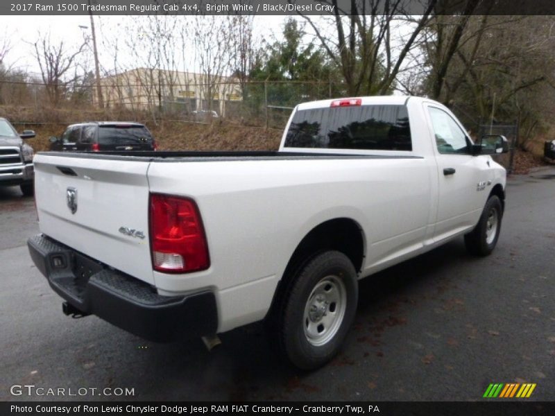 Bright White / Black/Diesel Gray 2017 Ram 1500 Tradesman Regular Cab 4x4
