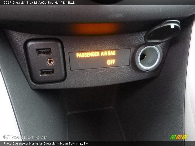 Red Hot / Jet Black 2017 Chevrolet Trax LT AWD
