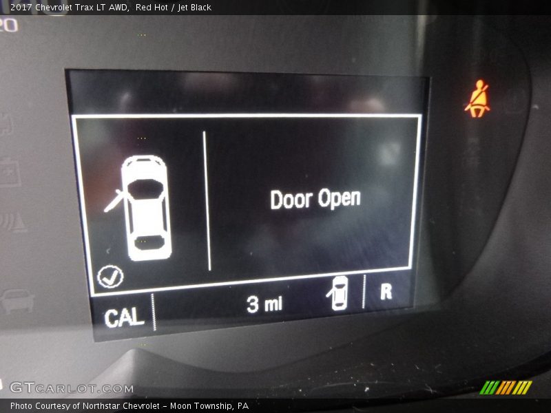 Red Hot / Jet Black 2017 Chevrolet Trax LT AWD