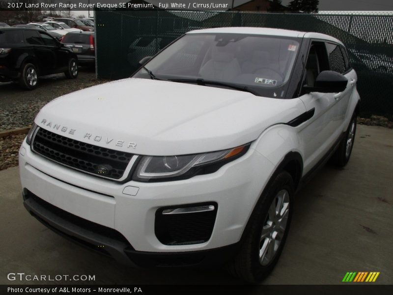 Fuji White / Cirrus/Lunar 2017 Land Rover Range Rover Evoque SE Premium