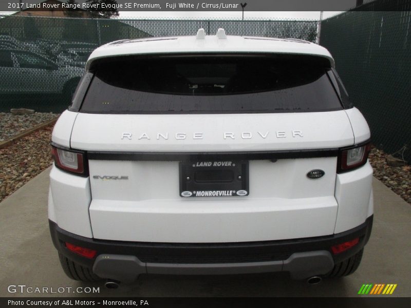 Fuji White / Cirrus/Lunar 2017 Land Rover Range Rover Evoque SE Premium
