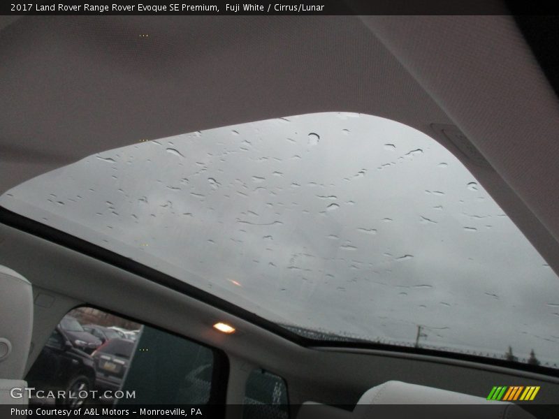 Fuji White / Cirrus/Lunar 2017 Land Rover Range Rover Evoque SE Premium