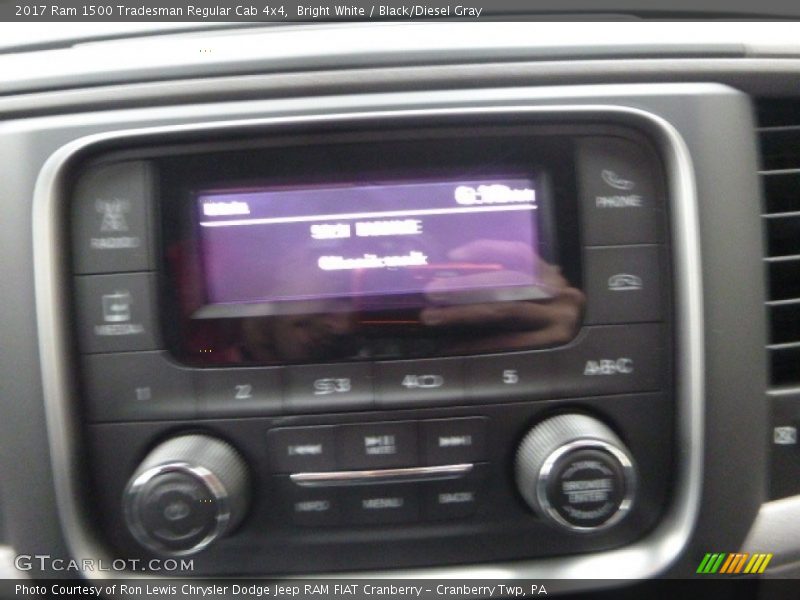 Bright White / Black/Diesel Gray 2017 Ram 1500 Tradesman Regular Cab 4x4