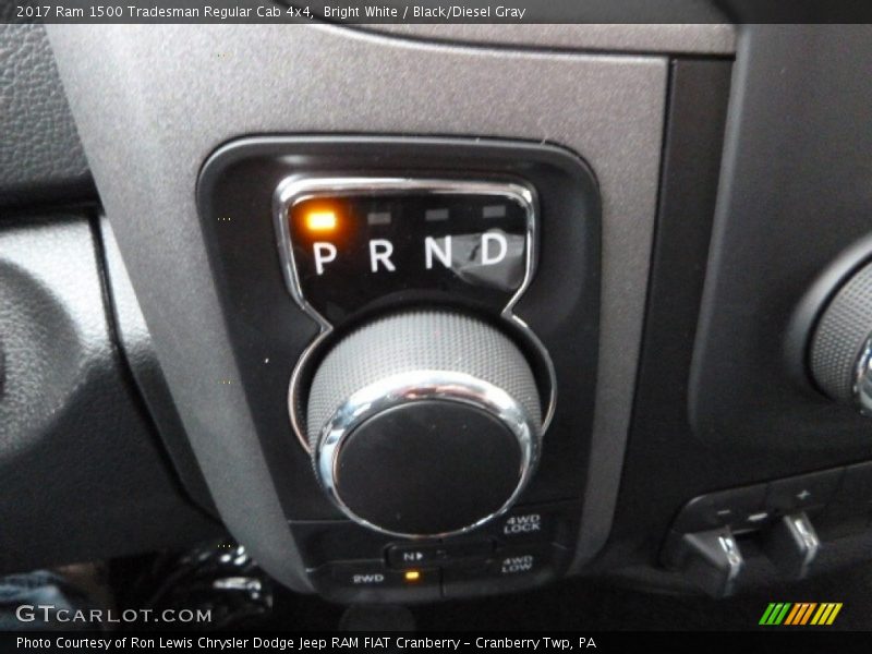 Bright White / Black/Diesel Gray 2017 Ram 1500 Tradesman Regular Cab 4x4