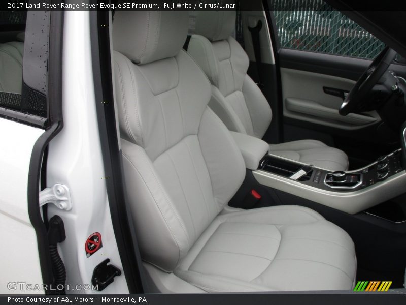 Fuji White / Cirrus/Lunar 2017 Land Rover Range Rover Evoque SE Premium