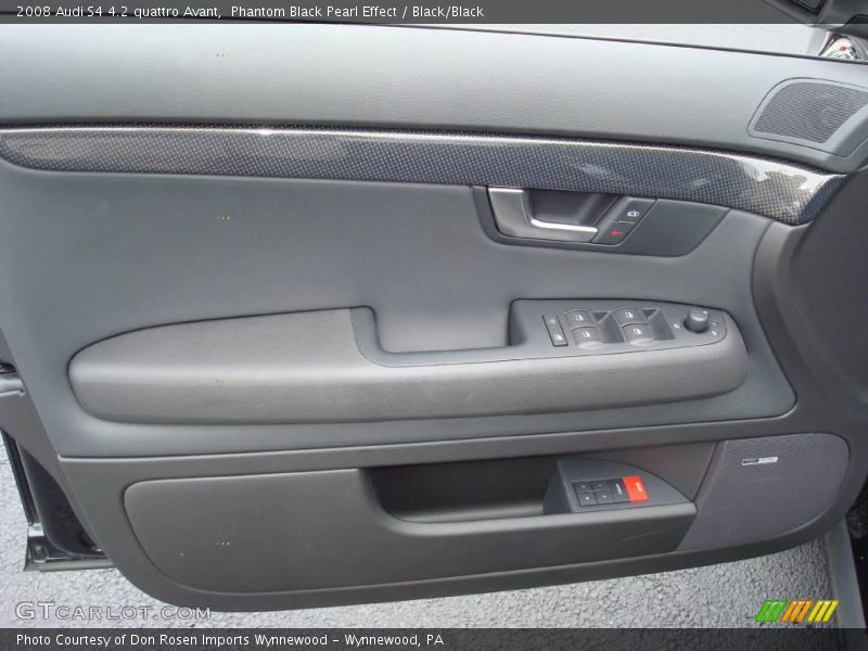 Phantom Black Pearl Effect / Black/Black 2008 Audi S4 4.2 quattro Avant
