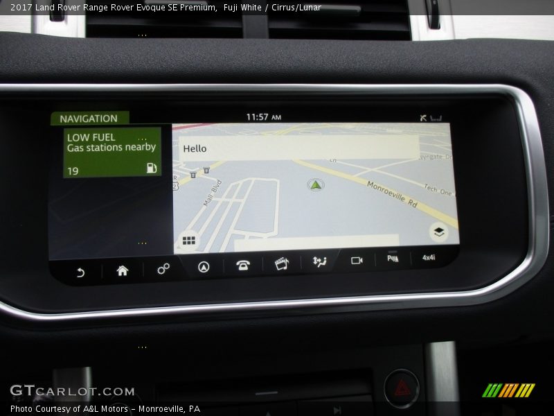 Fuji White / Cirrus/Lunar 2017 Land Rover Range Rover Evoque SE Premium