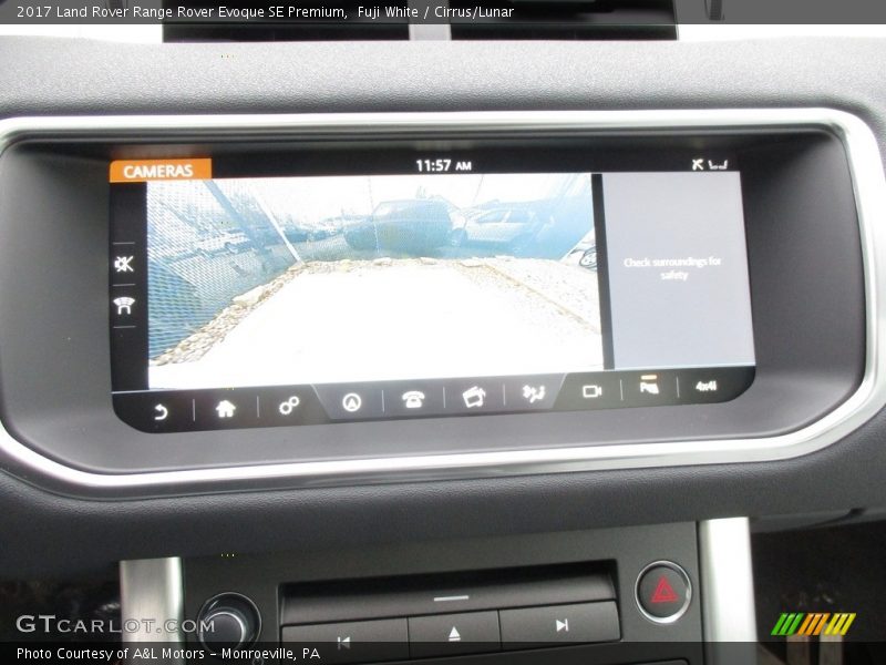 Fuji White / Cirrus/Lunar 2017 Land Rover Range Rover Evoque SE Premium