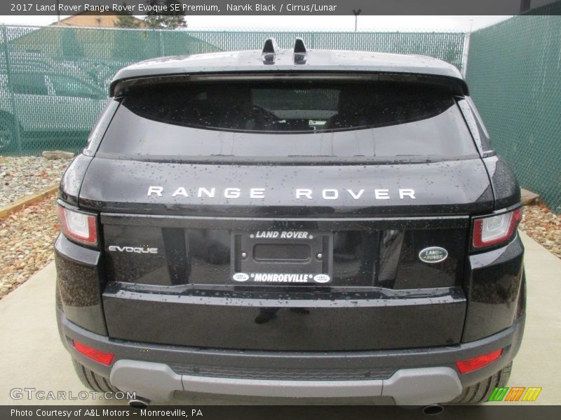 Narvik Black / Cirrus/Lunar 2017 Land Rover Range Rover Evoque SE Premium