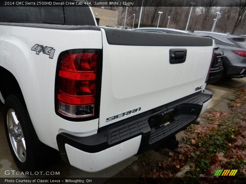 Summit White / Ebony 2014 GMC Sierra 2500HD Denali Crew Cab 4x4