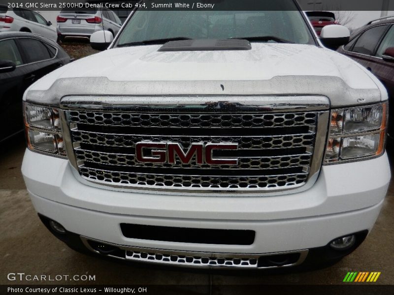 Summit White / Ebony 2014 GMC Sierra 2500HD Denali Crew Cab 4x4