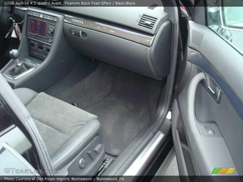 Phantom Black Pearl Effect / Black/Black 2008 Audi S4 4.2 quattro Avant