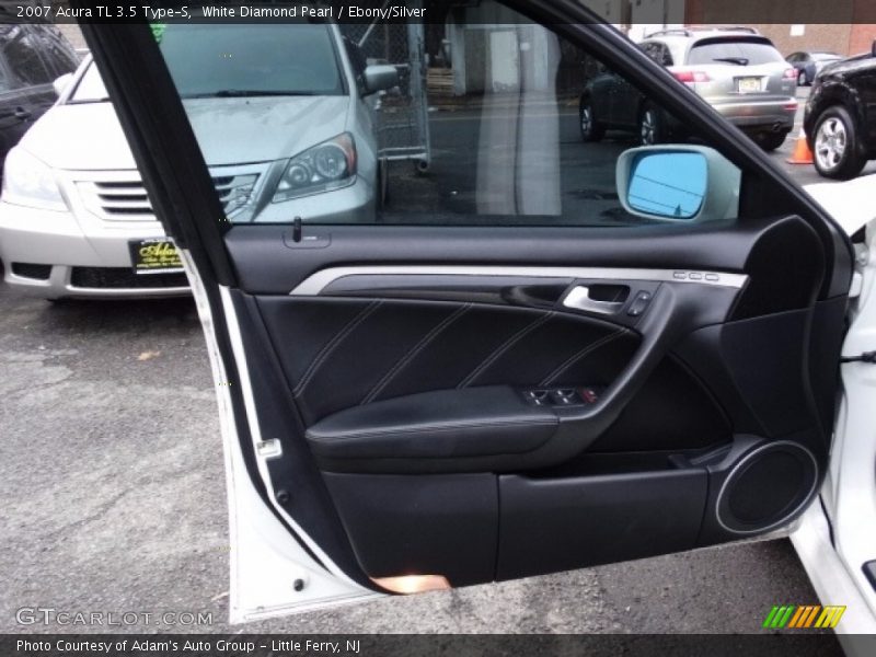 White Diamond Pearl / Ebony/Silver 2007 Acura TL 3.5 Type-S