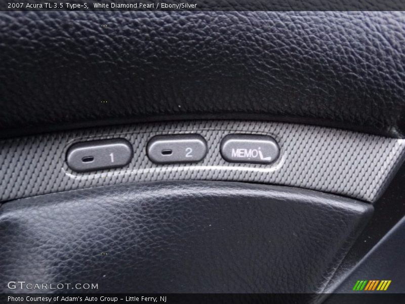 White Diamond Pearl / Ebony/Silver 2007 Acura TL 3.5 Type-S