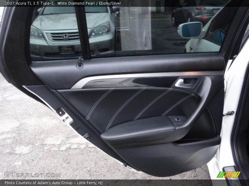 White Diamond Pearl / Ebony/Silver 2007 Acura TL 3.5 Type-S