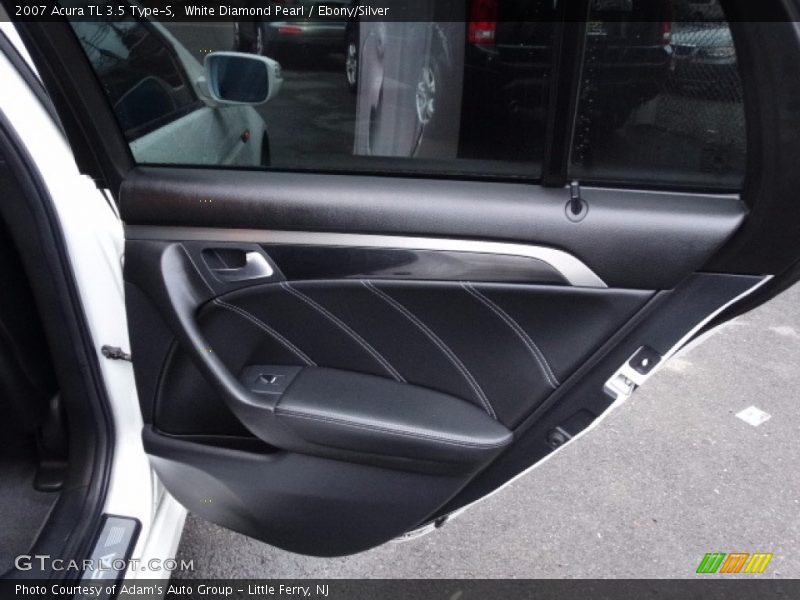 White Diamond Pearl / Ebony/Silver 2007 Acura TL 3.5 Type-S