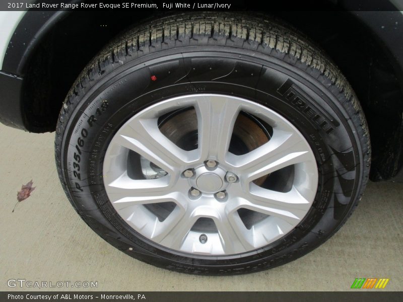Fuji White / Lunar/Ivory 2017 Land Rover Range Rover Evoque SE Premium