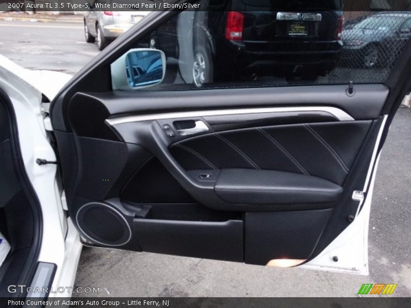 White Diamond Pearl / Ebony/Silver 2007 Acura TL 3.5 Type-S