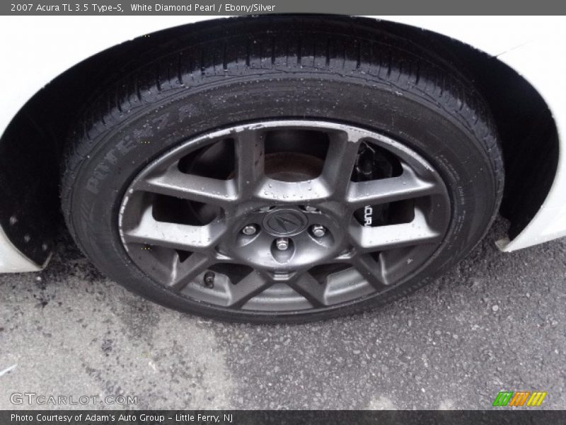 White Diamond Pearl / Ebony/Silver 2007 Acura TL 3.5 Type-S