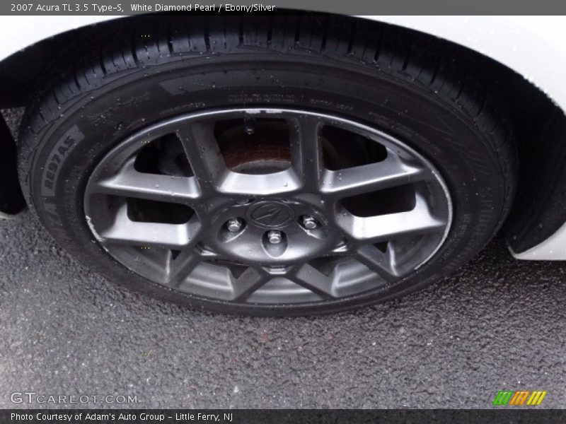 White Diamond Pearl / Ebony/Silver 2007 Acura TL 3.5 Type-S