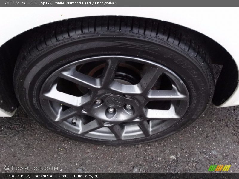 White Diamond Pearl / Ebony/Silver 2007 Acura TL 3.5 Type-S