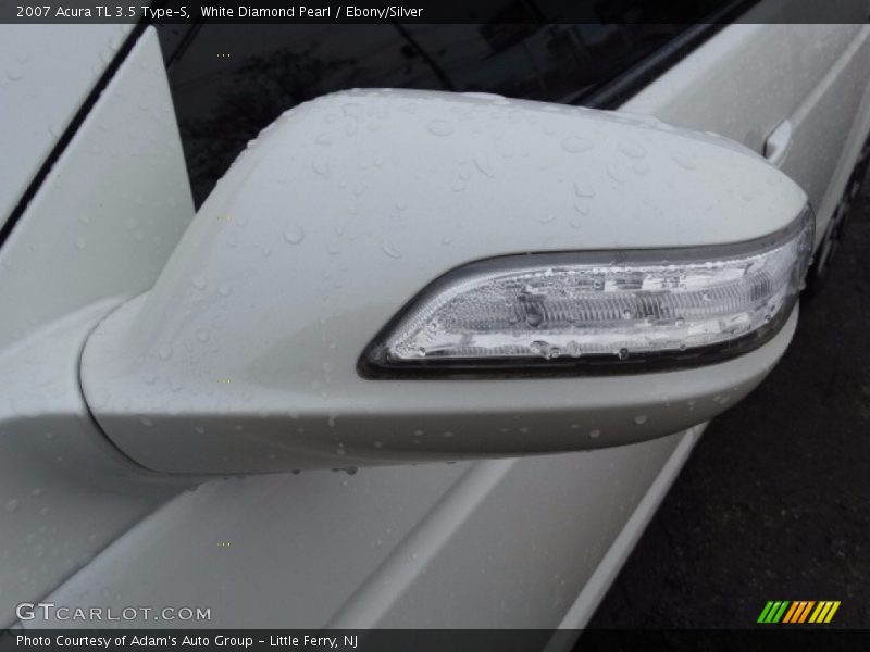 White Diamond Pearl / Ebony/Silver 2007 Acura TL 3.5 Type-S