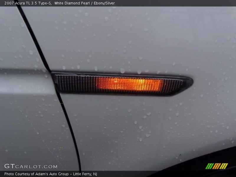 White Diamond Pearl / Ebony/Silver 2007 Acura TL 3.5 Type-S